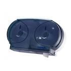 Dispenser Twin Jumbo Toilet Roll Plastic Dark Blue