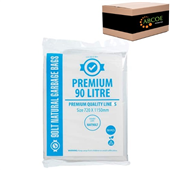 Austar Garbage Bags 90L Premium Clear 50Pk 4CTN