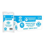 Austar Garbage Bags Transperant Clear 82L 25Pk 8CTN