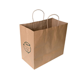 BROWN PAPER BAG TWIST MED 300X310X180 250CTN