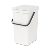 Brabantia Waste Bin Sort  Go 12L White