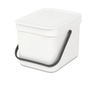 Brabantia Waste Bin Sort and Go 6L White