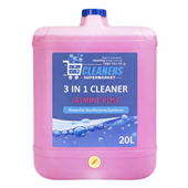 Cleaners Supermarket 3 In 1 Disinfectant Cleaner Jasmine Rose 20L