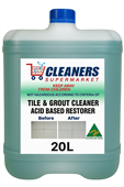 Cleaners Supermarket Acid Based Floor Tile  Grout Restorer 20L