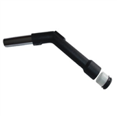 Cleanstar 32mm Bent End Piece Chrome Plastic