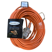 Cleanstar Extension Cord 20m 10amp with light  Tested  Tagged