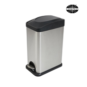 Compass Bin Rectangular Stainless Steel Pedal 15L