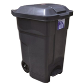Edco Heavy Duty Bin W Wheels 70L Grey