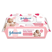Johnson Baby Wipes Lightly Scented 80Pk
