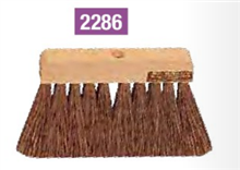 Large Bahia Broom Poly 2 Row Lacquered