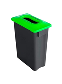 Multisort Bin 60L Grey Base Standard Organics Green Lid