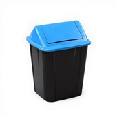 Nab Bin Swing Top Waste Separation 32L Blue