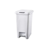 Oates Bin Push Pedal White 30L