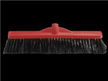 Oates Broom Poly Medium Stiff Red 450mm