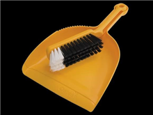 Oates Dustpan and Bannister Set Yellow