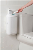 Pod Petite Sanitary Bin White Auto