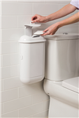 Pod Petite Sanitary Bin White Manual