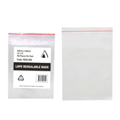 RESEALABLE BAG 13x9 330x230mm 100Pack