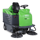 Rapid Clean 1250 Ride On Sweeper
