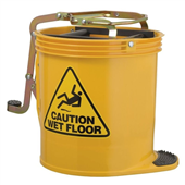 Rapid Clean Mop Bucket Wringer Yellow 15L