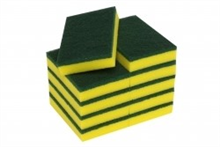 Rapid Clean Sponge Scourer 100x150mm 10Pack