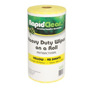 Rapid Clean Wipes HD ROLL 90SH Yellow