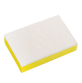Sabco Soft Sponge Scourer YellowWhite 10Pk
