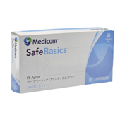 SafeBasics PE Apron White 50PK