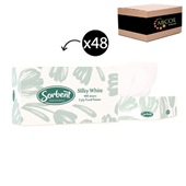 Sorbent Facial Tissues 2PLY 100PK 48CTN