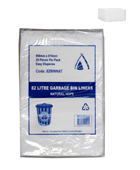 Tailored Garbage Bags Clear 82L 25Pk 10CTN