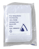 Tailored Garbage Bags Heavy Duty Transparent Clear 82L 200CTN