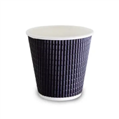 Tailored Hot Cup 4Oz TWall Charcoal 500Ctn